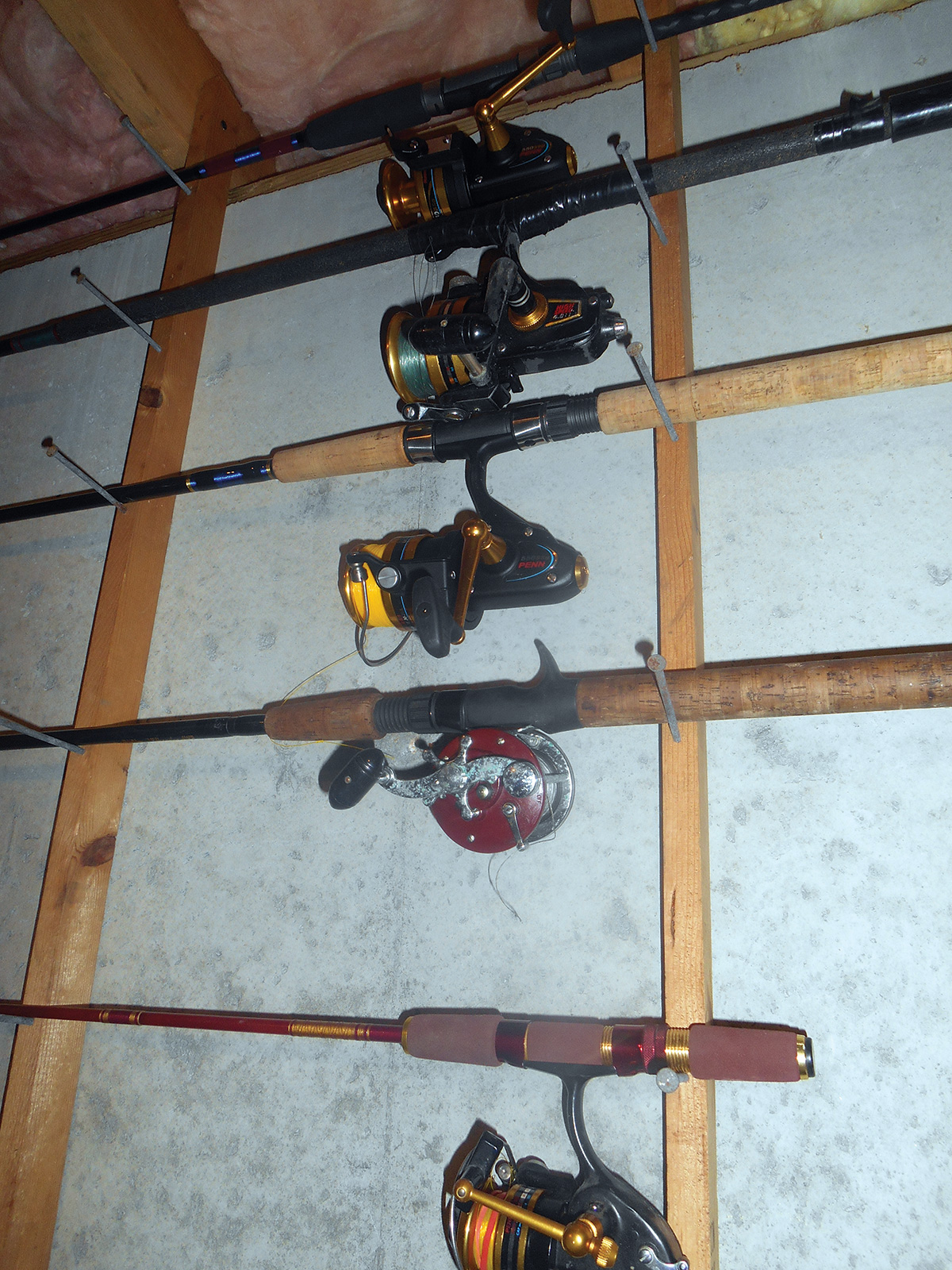 DIY Fishing Rod Storage Rack , Wallmounted : 15 Steps (with Pictures) -  Instructables