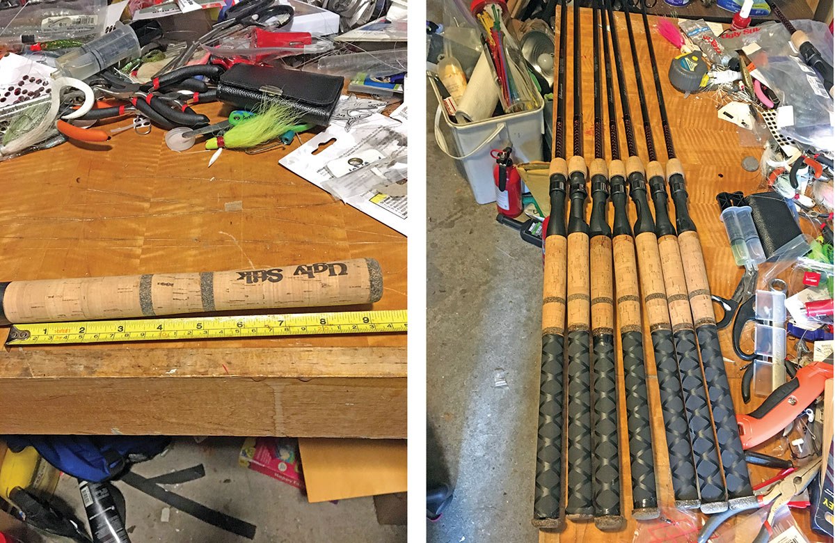 Fishing Rod Handle EVA Foam Split Grips Replacement Spinning/Casting Rod DIY