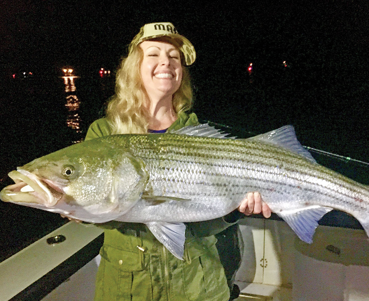 Times and Places: Trophy Striper Calendar - The Fisherman
