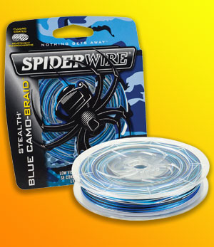Spiderwire Stealth® Blue Camo, Braid, 80 lb, 3000 yd