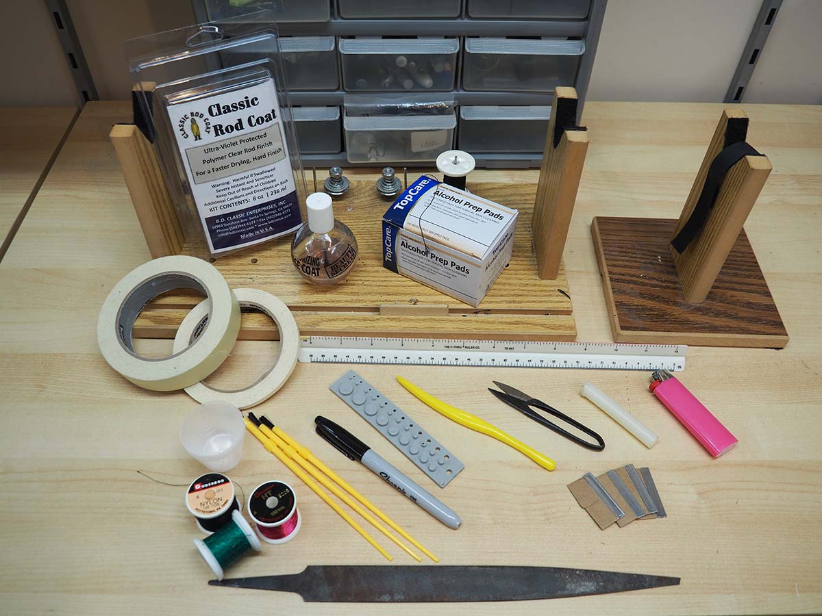 Fishing Rod Guide Tip Repair Kit Set, Fly Rod Guide Set, Eye Rings