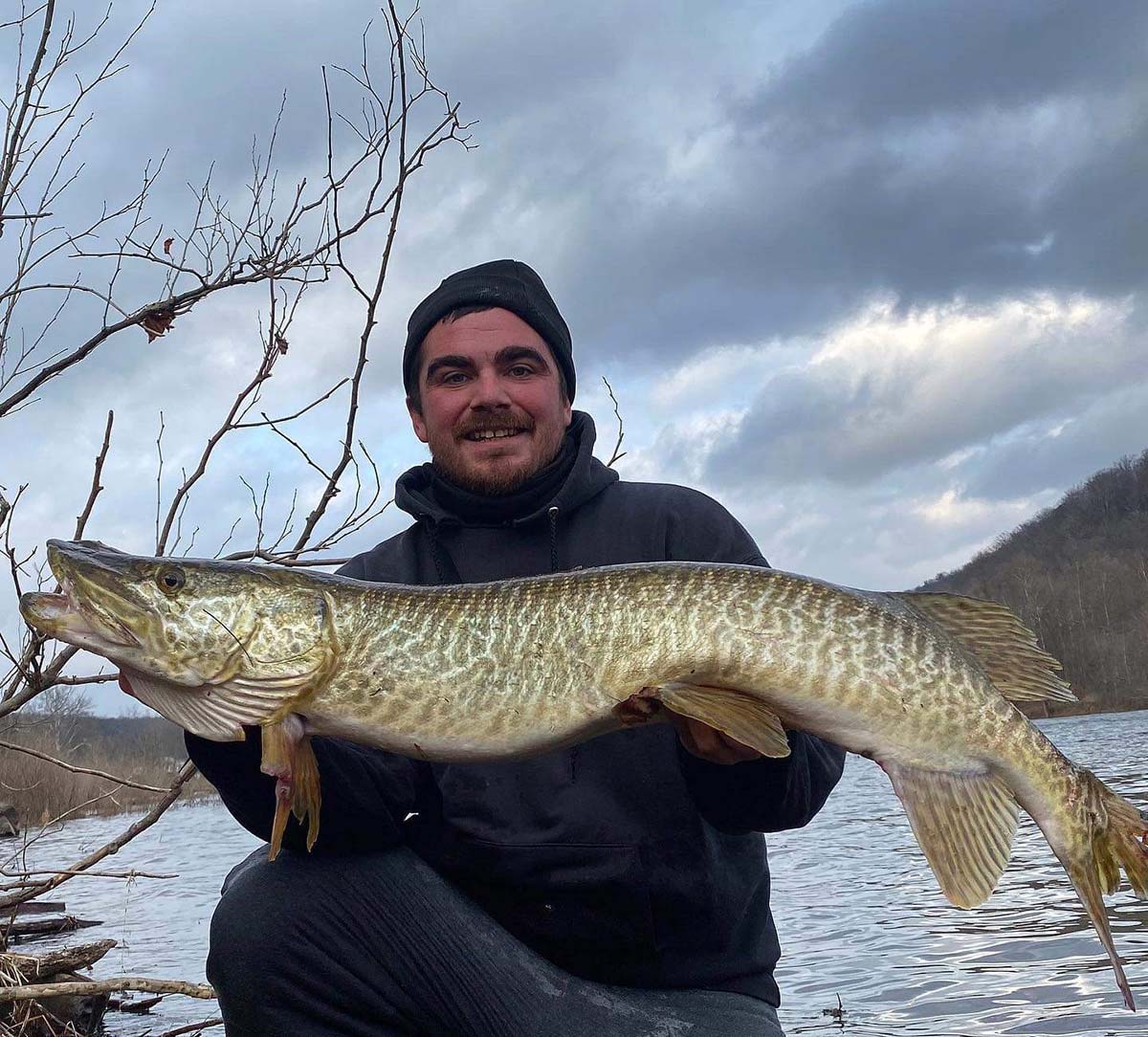 Watch Big Musky Dreams Hat Trick on the River! Part 3 - River