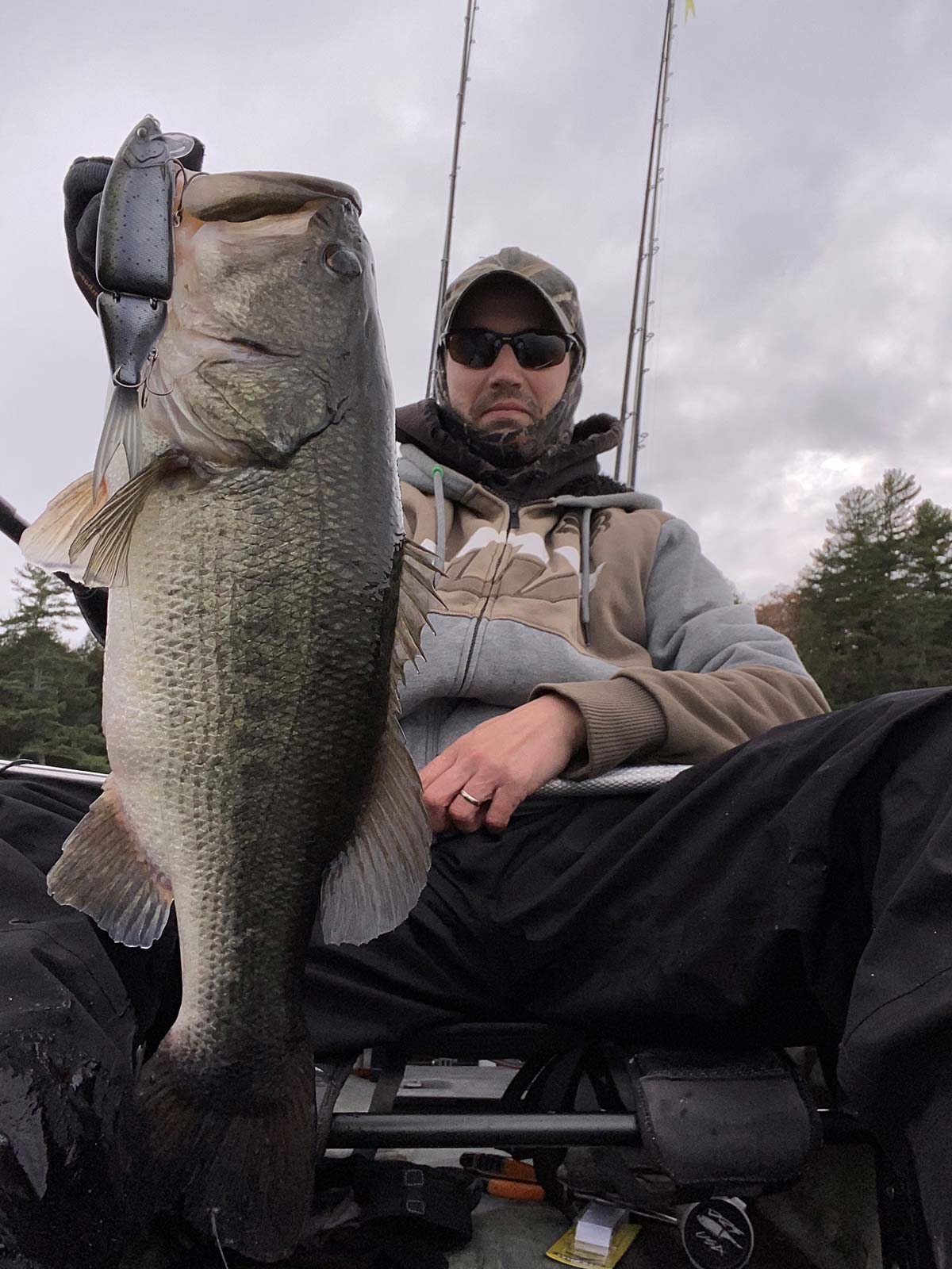Three-pronged approach to catching bass